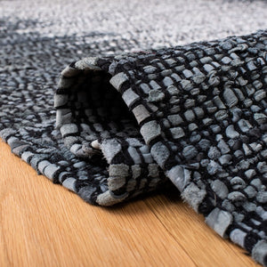 Safavieh Vintage Leather 387 Hand Woven 80% Leather and 20% Cotton Rug VTL387B-4R