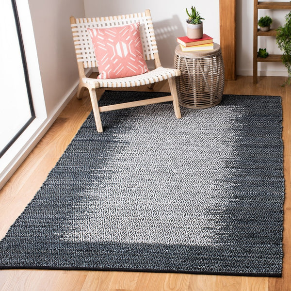 Safavieh Vintage Leather 387 Hand Woven 80% Leather and 20% Cotton Rug VTL387B-4R