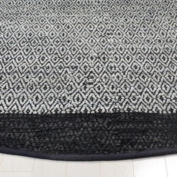 Safavieh Vintage Leather 387 Hand Woven 80% Leather and 20% Cotton Rug VTL387C-4R