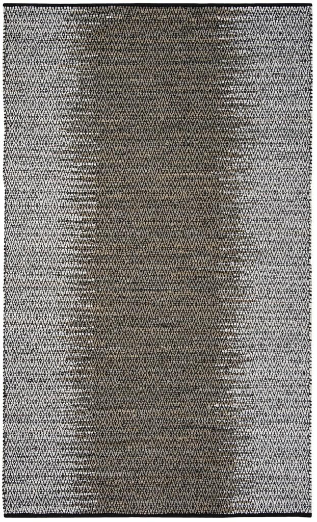 Vintage VTL389 Rug: Luxurious Leather and Cotton Blend for Timeless El