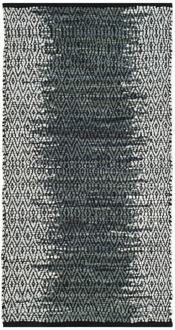 Safavieh Vintage Leather 389 Hand Woven 80% Leather and 20% Cotton Rug VTL389B-4R