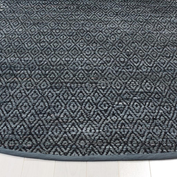 Safavieh Vintage Leather 389 Hand Woven 80% Leather and 20% Cotton Rug VTL389B-4R