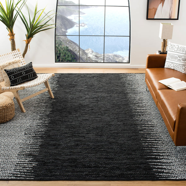 Safavieh Vintage Leather 389 Hand Woven 80% Leather and 20% Cotton Rug VTL389C-4R