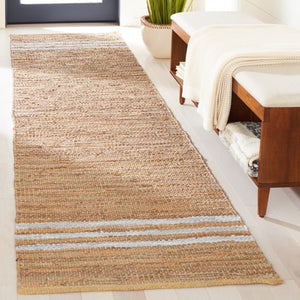 Vintage Hand Woven Leather Rug - Luxurious 85% Leather Blend, Unique Texture for Elegant Spaces