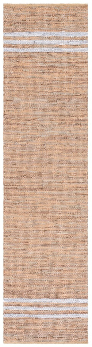Vintage Hand Woven Leather Rug - Luxurious 85% Leather Blend, Unique Texture for Elegant Spaces
