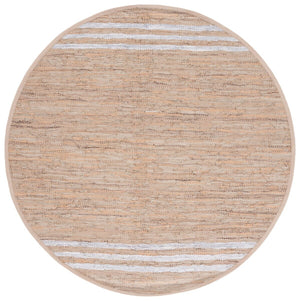 Vintage Hand Woven Leather Rug - Luxurious 85% Leather Blend, Unique Texture for Elegant Spaces