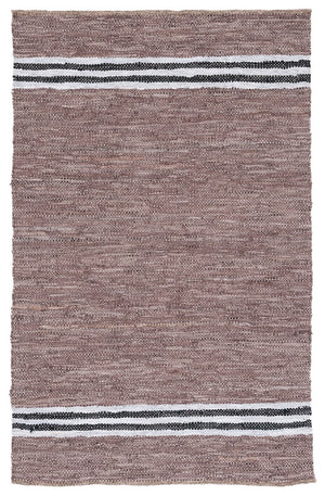 Vintage Hand Woven Leather Rug - Luxurious 85% Leather Blend, Unique Texture for Elegant Spaces