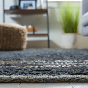 Vintage Hand Woven Leather Rug - Luxurious 85% Leather Blend, Unique Texture for Elegant Spaces