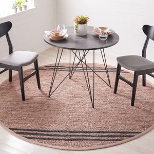 Vintage Hand Woven Leather Rug - Luxurious 85% Leather Blend, Unique Texture for Elegant Spaces