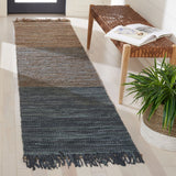 Safavieh Vintage Leather 401 Hand Woven 85% Leather, 10% Cotton, 5% Jute Rug X22X VTL401M-8