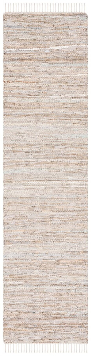 Safavieh Vintage Leather 501 Flat Weave 90% Recycled Leather and 10% Cotton Contemporary Rug VTL501B-8