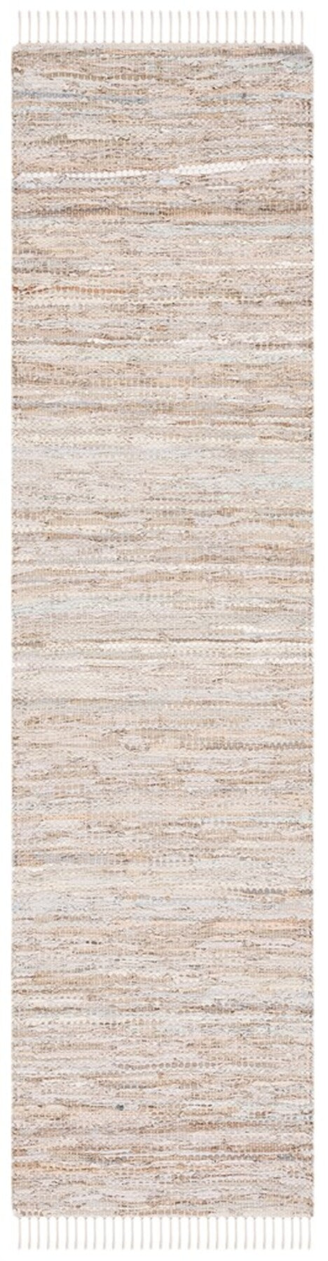 Safavieh Vintage Leather 501 Flat Weave 90% Recycled Leather and 10% Cotton Contemporary Rug VTL501B-8