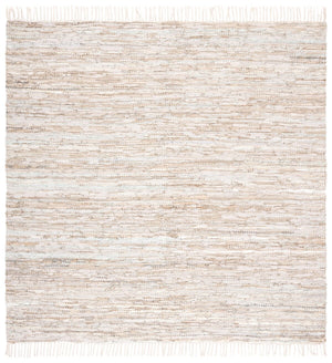 Safavieh Vintage Leather 501 Flat Weave 90% Recycled Leather and 10% Cotton Contemporary Rug VTL501B-8