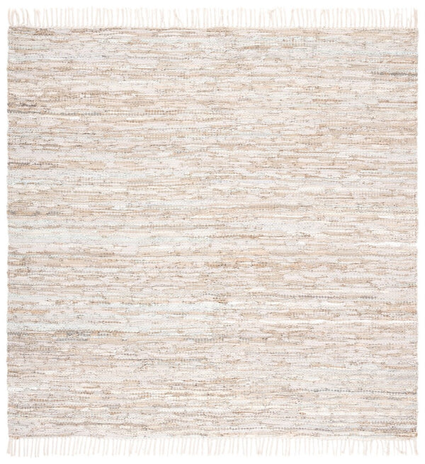 Safavieh Vintage Leather 501 Flat Weave 90% Recycled Leather and 10% Cotton Contemporary Rug VTL501B-8