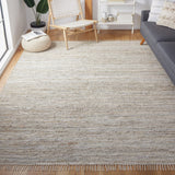 Safavieh Vintage Leather 501 Flat Weave 90% Recycled Leather and 10% Cotton Contemporary Rug VTL501B-8