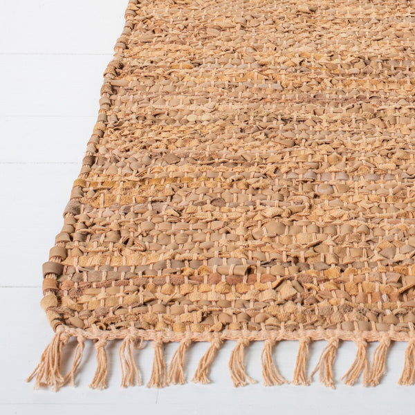 Safavieh Vintage Leather 501 Flat Weave 90% Recycled Leather and 10% Cotton Contemporary Rug VTL501D-8