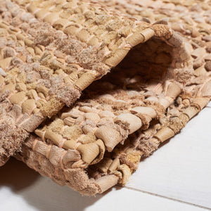 Safavieh Vintage Leather 501 Flat Weave 90% Recycled Leather and 10% Cotton Contemporary Rug VTL501D-8