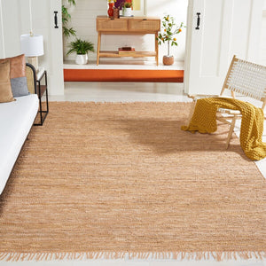 Safavieh Vintage Leather 501 Flat Weave 90% Recycled Leather and 10% Cotton Contemporary Rug VTL501D-8