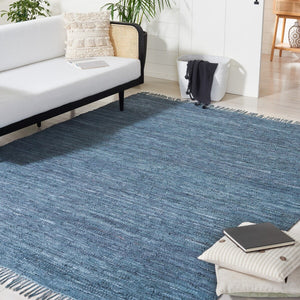 Safavieh Vintage Leather 501 Flat Weave 90% Recycled Leather and 10% Cotton Contemporary Rug VTL501M-8