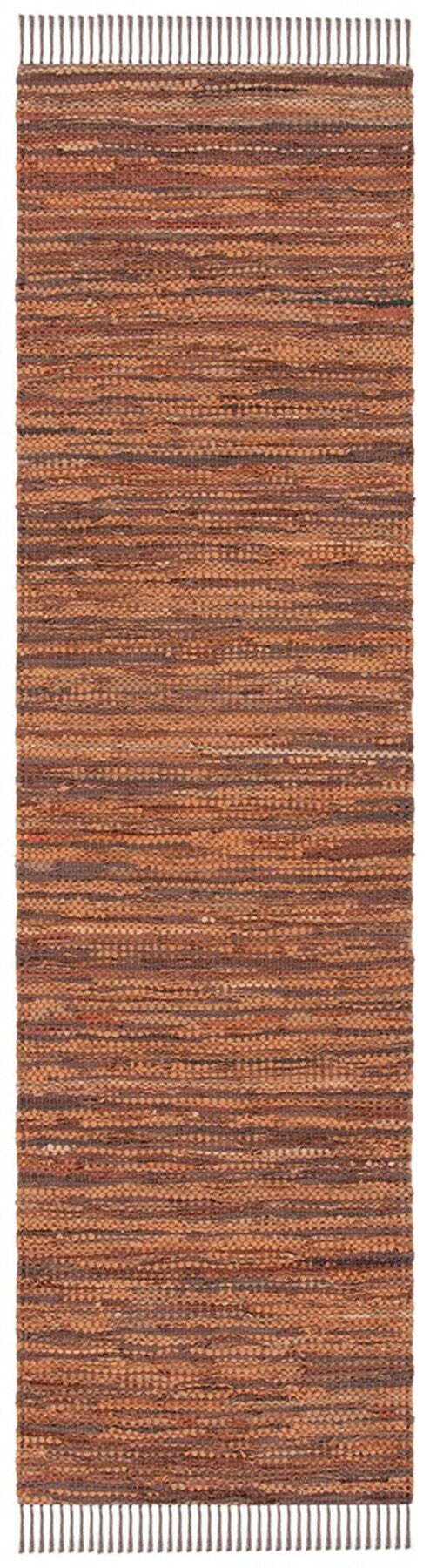 Safavieh Vintage Leather 501 Flat Weave 90% Recycled Leather and 10% Cotton Contemporary Rug VTL501T-8