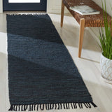 Safavieh Vintage Leather 501 Flat Weave 90% Recycled Leather and 10% Cotton Contemporary Rug VTL501Z-8