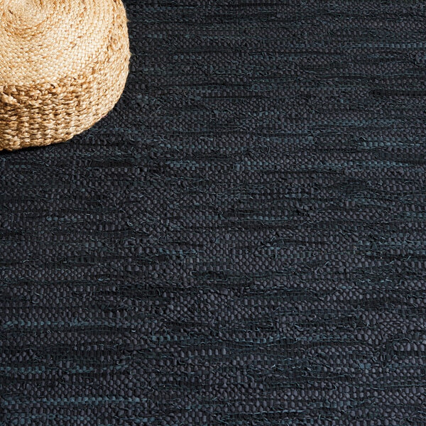Safavieh Vintage Leather 501 Flat Weave 90% Recycled Leather and 10% Cotton Contemporary Rug VTL501Z-8