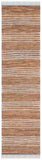 Safavieh Vintage Leather 601 Hand Woven Pile Content: 70% Leather 30% Jute | Overall Content: 70% Leather 25% Jute 10% Cotton Rug X22X VTL601B-8