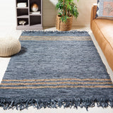Safavieh Vintage Leather 702 Hand Woven 90% Leather and 10% Cotton Rug VTL702F-8