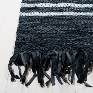 Safavieh Vintage Leather 702 Hand Woven 90% Leather and 10% Cotton Rug VTL702H-8