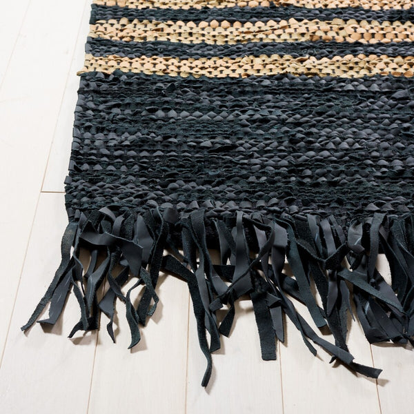 Safavieh Vintage Leather 702 Hand Woven 90% Leather and 10% Cotton Rug VTL702Z-8