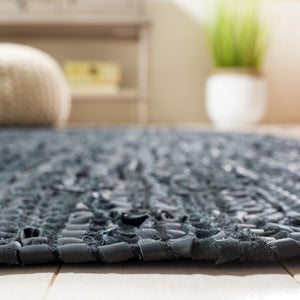 Safavieh Vintage Leather 702 Hand Woven 90% Leather and 10% Cotton Rug VTL702Z-8