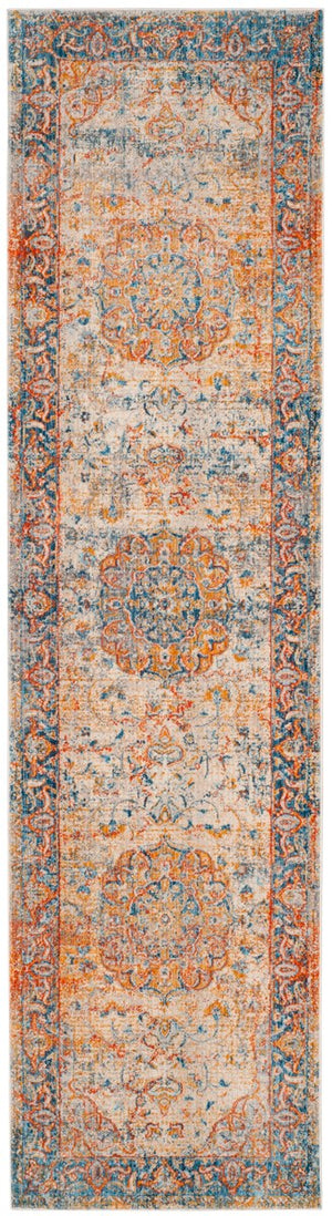 Vintage Power Loomed Rug - Elegant Polyester Design for Timeless Home Decor & Comfortable Living Spaces