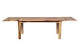 Porter Designs Taos Solid Sheesham Wood 72" - 112" Extension Natural Dining Table Natural 07-196-01-9039N