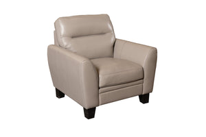 Porter Designs Matera Top Quality Leather Transitional Chair Cream 02-189C-03-3617