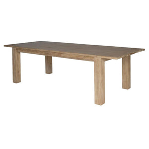Bedford Rustic Acacia Dining Table - Versatile 79” Table for 6-10, Perfect for Farmhouse Style!