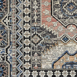 Nourison Starry Nights STN09 Persian Machine Made Loom-woven Indoor Area Rug Grey/Navy 8' x 10' 99446797155