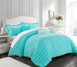 Hadassah Blue Queen 6pc Comforter Set