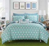 Barcelona Green King 8pc Comforter Set