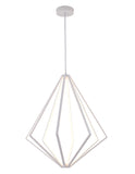 Bethel White LED Chandelier in Metal & Silicone