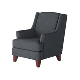 Fusion 260-C Transitional Accent Chair 260-C Truth or Dare Navy Accent Chair