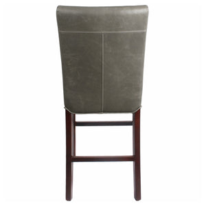 Milton Counter Stool - Elegant Bonded Leather Design with Sturdy Birch Frame and Contemporary Style