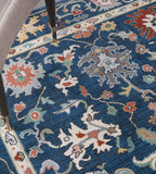 Nourison Parisa PSA03 French Country Machine Made Loom-woven Indoor Area Rug Denim 5'3" x 7'5" 99446858290