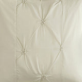 Veronica Beige King 3 Piece Duvet Set