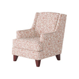 Fusion 260-C Transitional Accent Chair 260-C Clover Coral Accent Chair