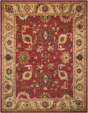 Nourison Tahoe TA08 Handmade Knotted Indoor Area Rug Red 8'6" x 11'6" 99446337757