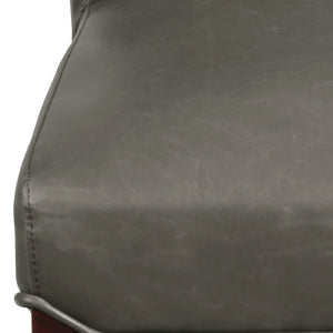 Milton Counter Stool - Elegant Bonded Leather Design with Sturdy Birch Frame and Contemporary Style