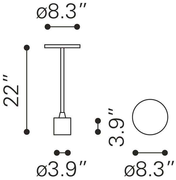 Zuo Modern Lizza MDF, Iron, Marble Modern Commercial Grade Side Table Multicolor, Gold, White MDF, Iron, Marble