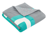 Jake Turquoise Queen 10pc Comforter Set