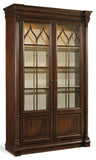 Leesburg Traditional-Formal Display Cabinet In Rubberwood Solids And Mahogany Veneers With Resin