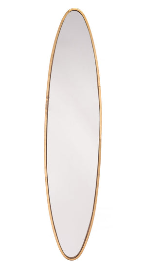 Zuo Modern Large Steel, MDF, Glass Modern Commercial Grade Mirror Gold Steel, MDF, Glass